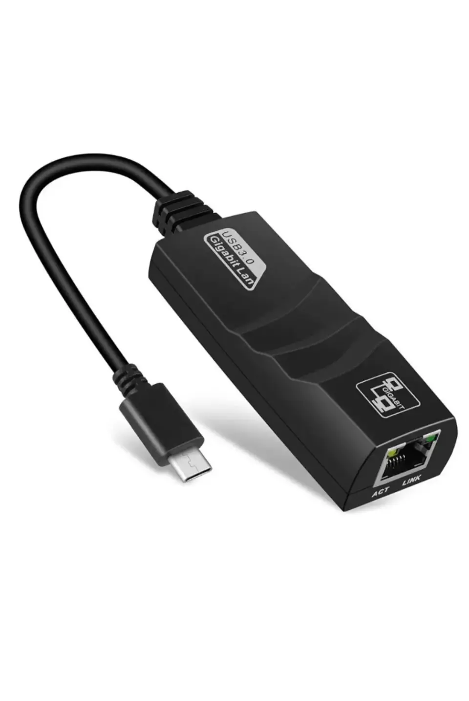 Adaptador LAN 3.1 de Tipo C a Hembra RJ45 3
