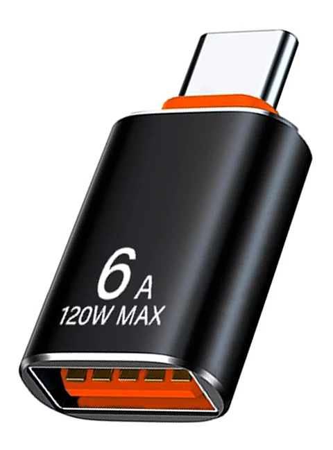 Adaptador OTG USB a Tipo C 6A 10Gbps Motomo