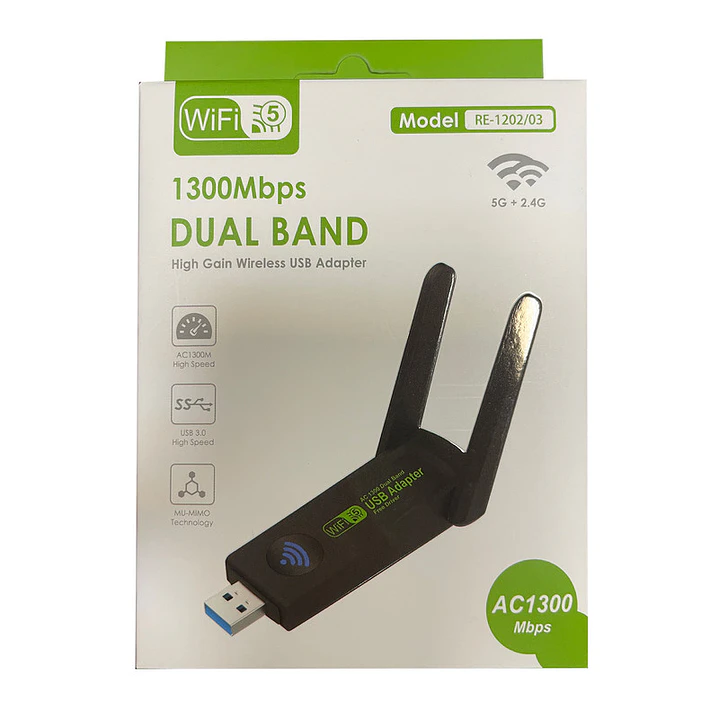 Antena Wifi Dual Band USB 3.0 1.300 Mbps 3
