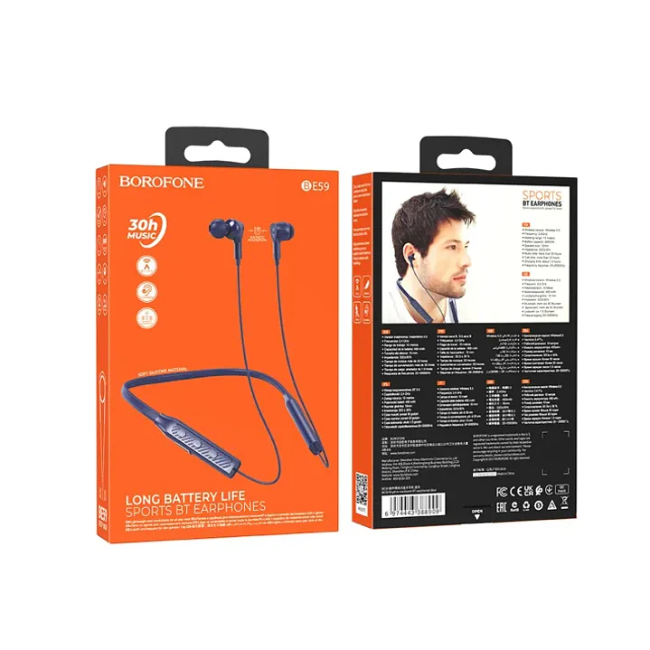 Audífonos Bluetooth Sport Borofone BE59 30Hrs 3