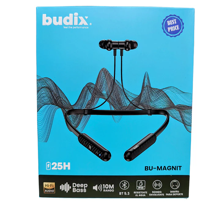 Audífonos Inalámbricos In-Ear Deportivos NeckBand BU-MAGNIT 3