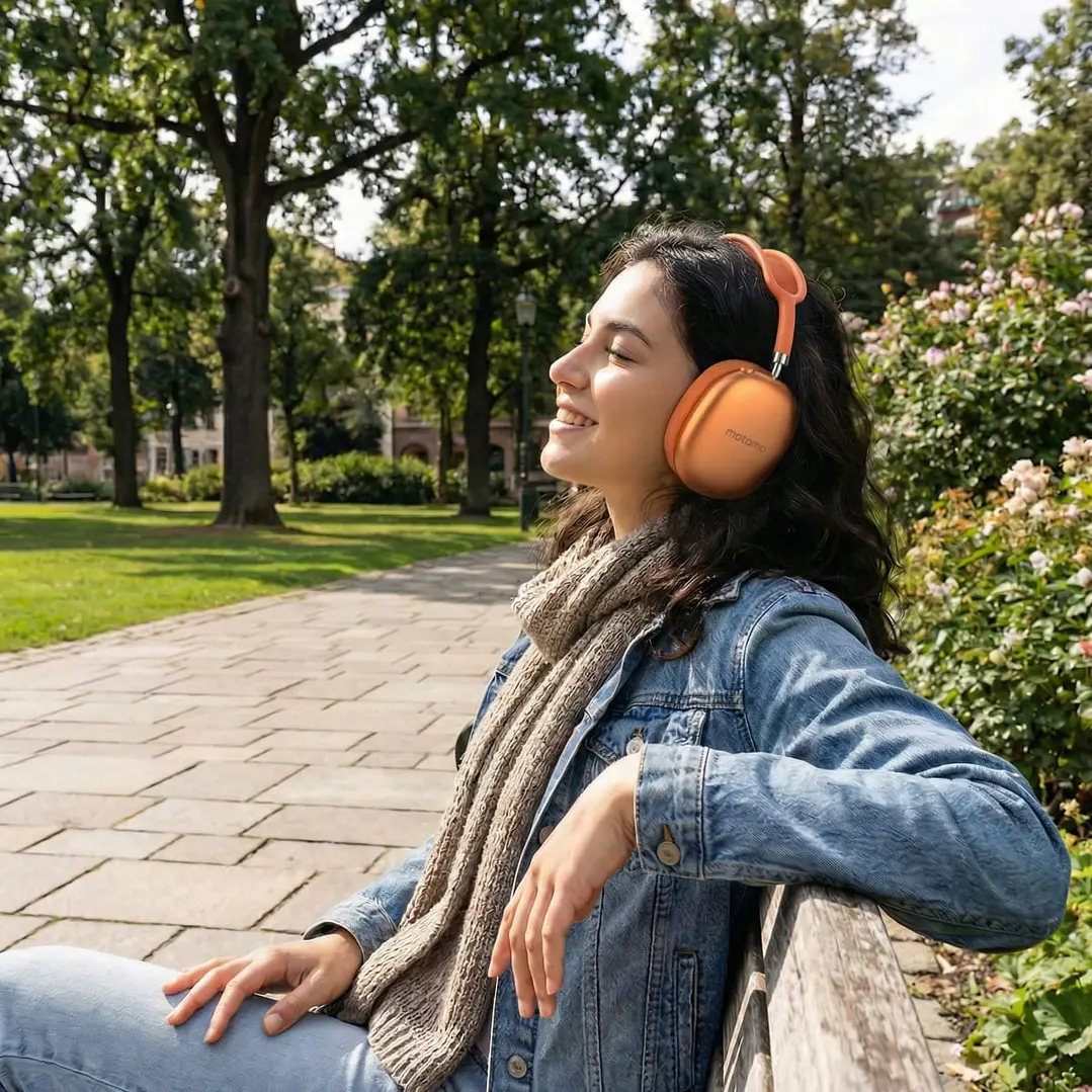 Audífonos Inalámbricos Over-Ear BT 6.0 90Hrs Motomo 11