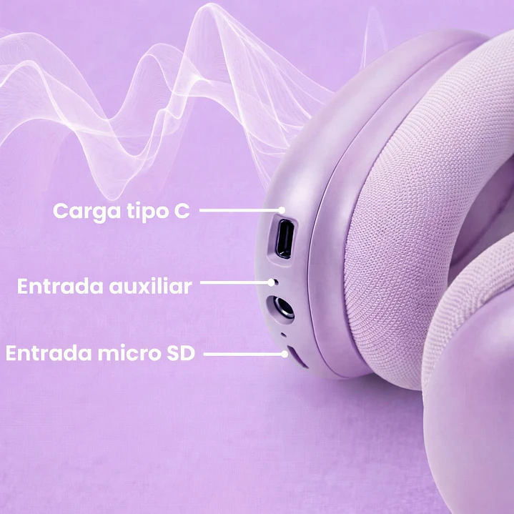 Audífonos Inalámbricos Over-Ear BT 6.0 90Hrs Motomo 10