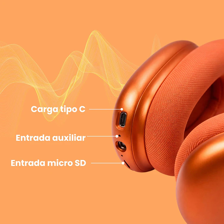Audífonos Inalámbricos Over-Ear BT 6.0 90Hrs Motomo 9