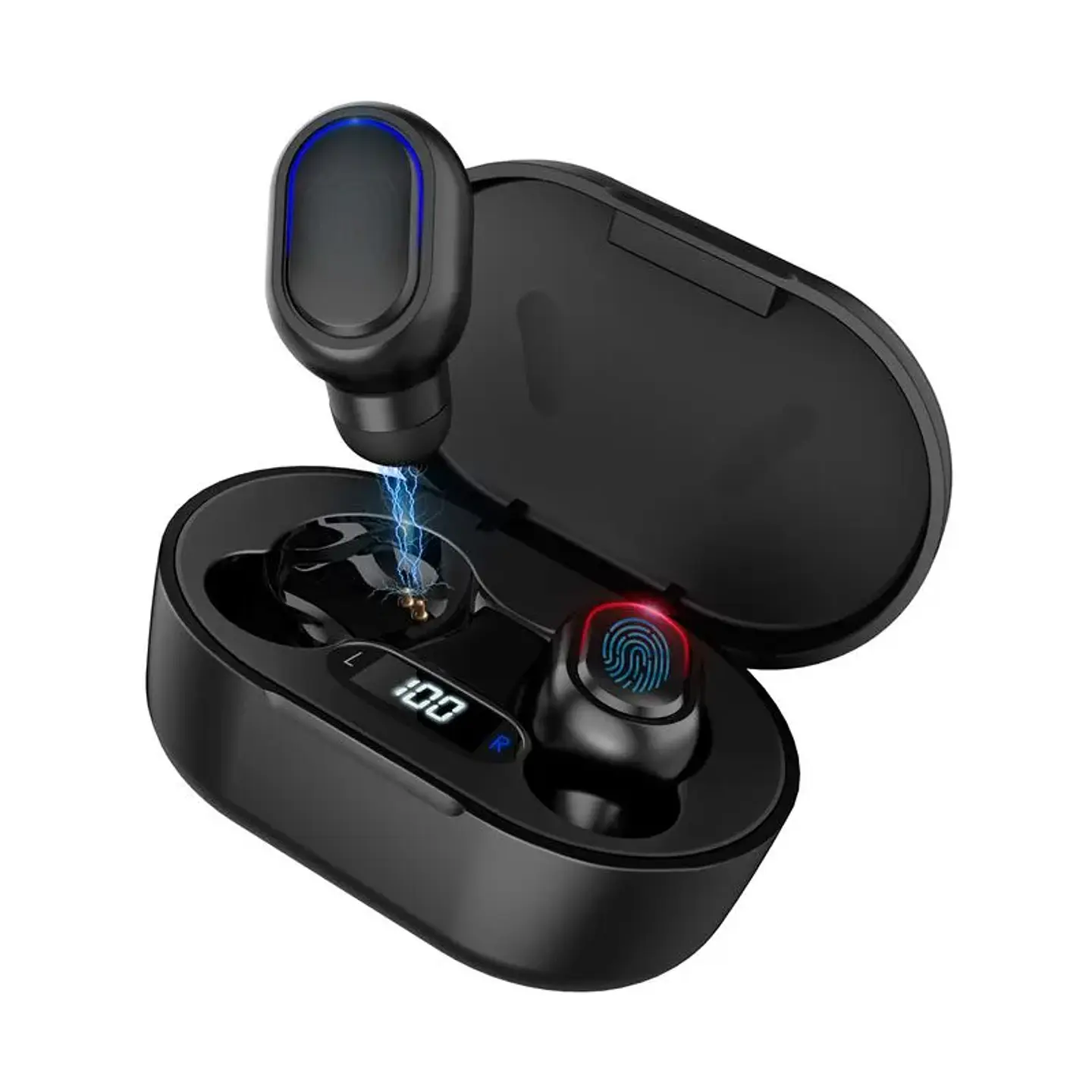 Audífonos Inalámbricos TWS In-Ear 1Hora con Pantalla 3