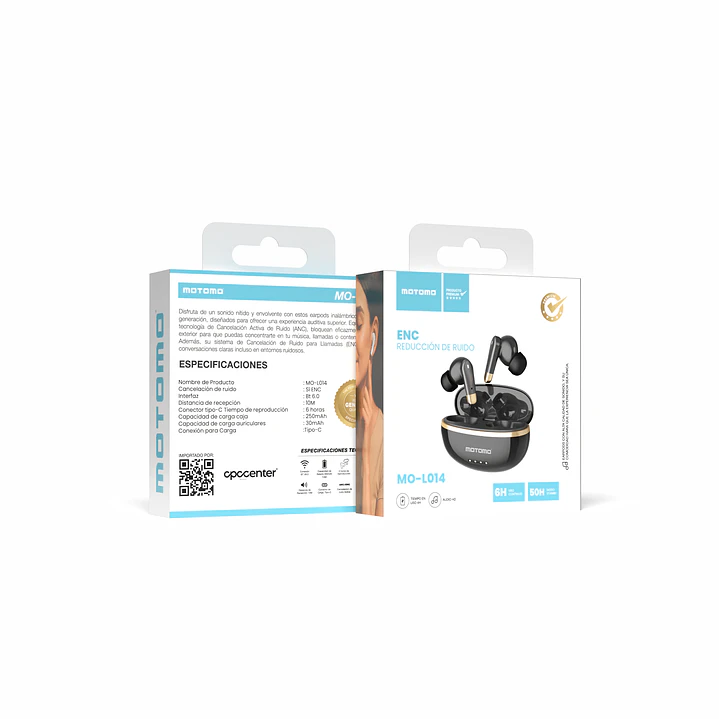 Audífonos Inalámbricos TWS In-Ear con Reducción de Ruido ENC 4