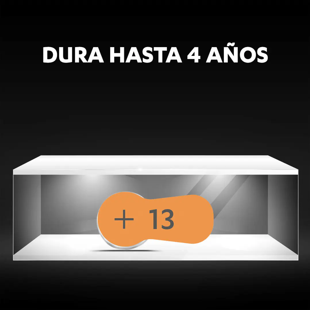 Pila Especial Audiológica 13 Duracell Pack 6 Unidades  4