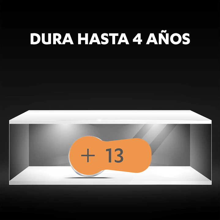Pila Especial Audiológica 13 Duracell Pack 6 Unidades  4