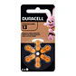 Pila Especial Audiológica 13 Duracell Pack 6 Unidades  - Miniatura 1