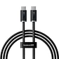 Cable de Carga Rapida Tipo C a Tipo C PD 100W 2 Metros Baseus  - Miniatura 1