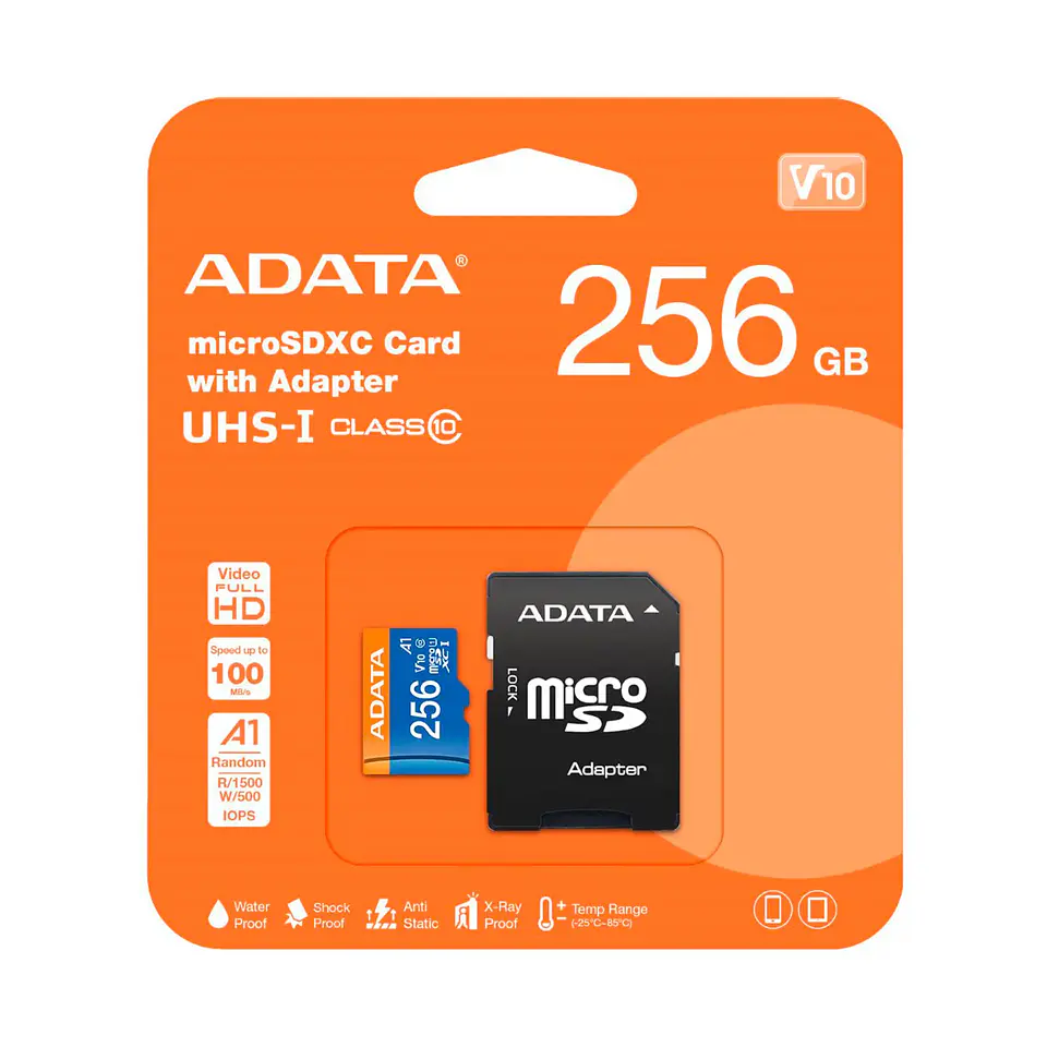 Memoria Micro SD 256Gb Case 10 A1 Adata 3