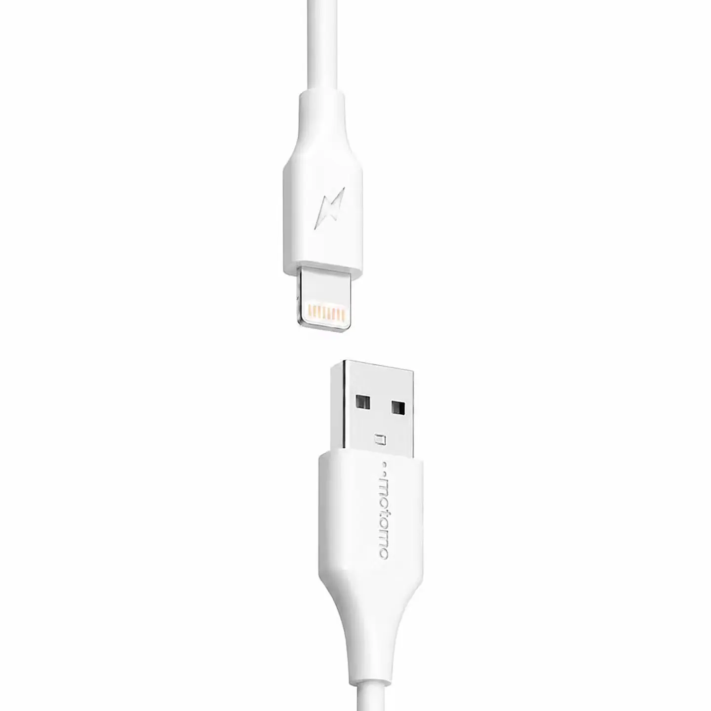 Cable de Carga USB a Lightning 2.4A 1 Mtrs Motomo  2