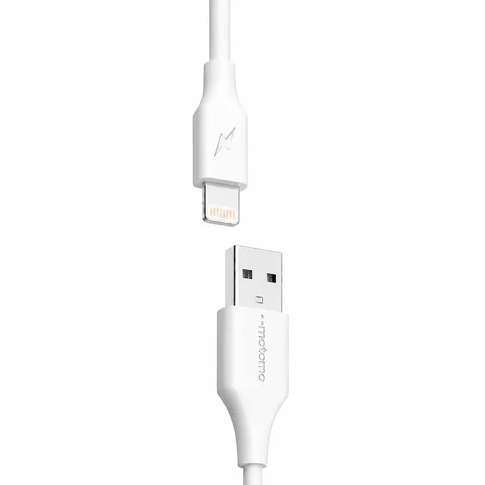 Cable de Carga USB a Lightning 2.4A 1 Mtrs Motomo  2