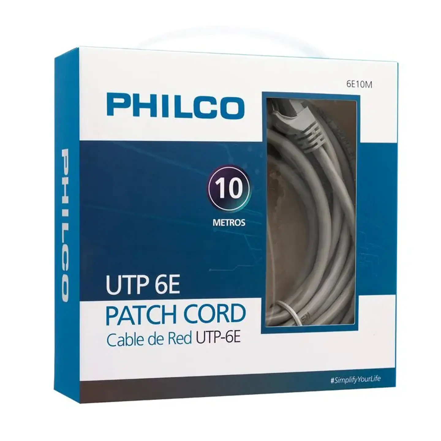 Cable de Red 10 Mtrs Categoría 6e 2