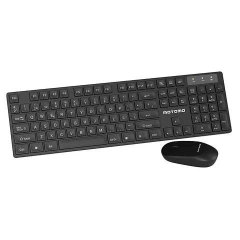 Kit Teclado y Mouse Inalámbrico 2.4Ghz a Pilas MO-18 