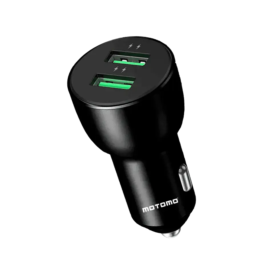 Cargador Doble USB 3.1A para Vehículo 12-24V Motomo 1