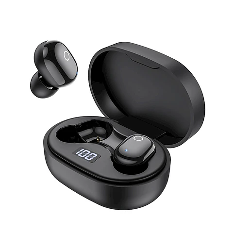 Audífonos Inalámbricos TWS Borofone BW06 BT 5.1 Negros 