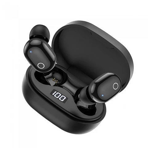 Audífonos Inalámbricos TWS Borofone BW06 BT 5.1 Negros 