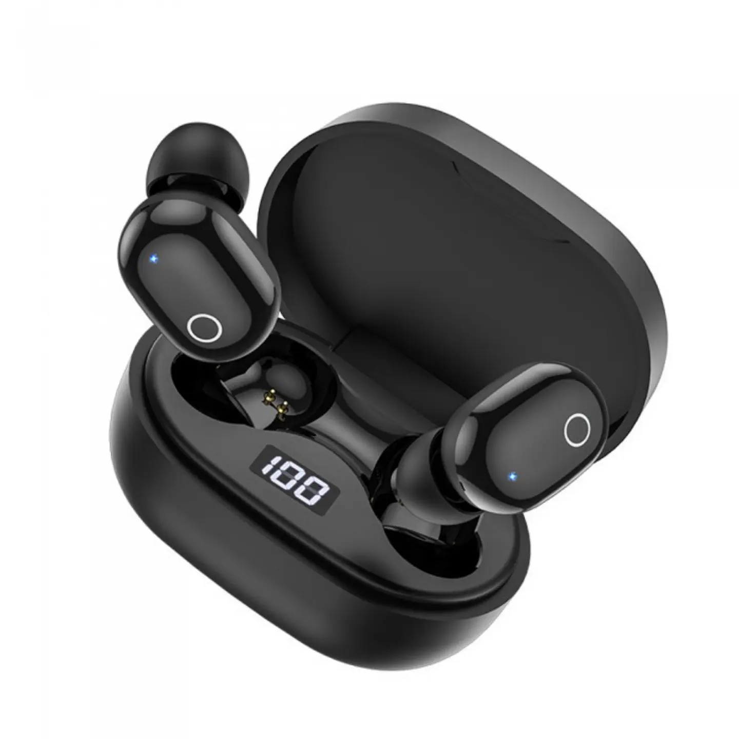 Audífonos Inalámbricos TWS Borofone BW06 BT 5.1 Negros  2