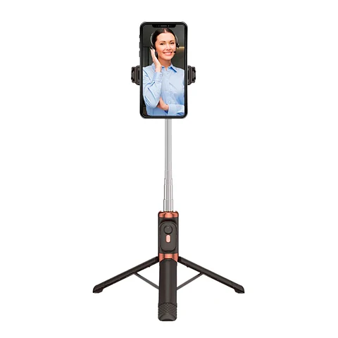 Trípode y Palo Selfie con BT y Extensible Hasta 110CM 