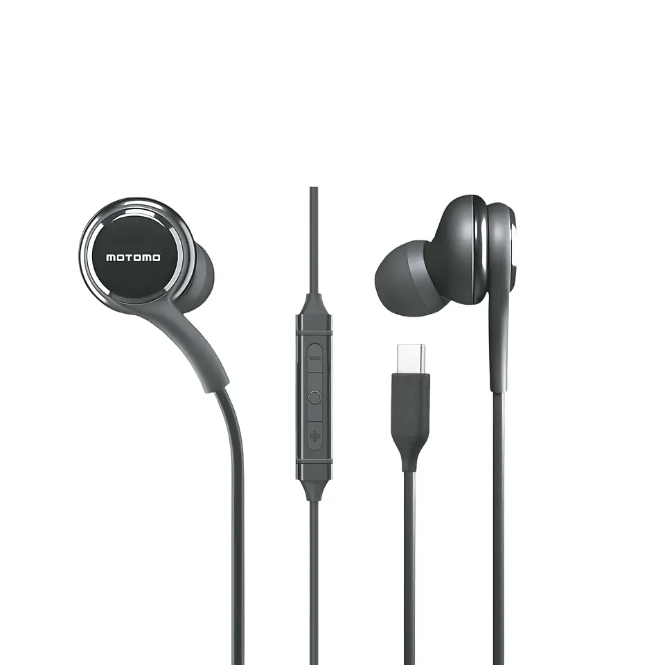 Audífonos In-Ear de Cable tipo C Audio HD Motomo C200  1