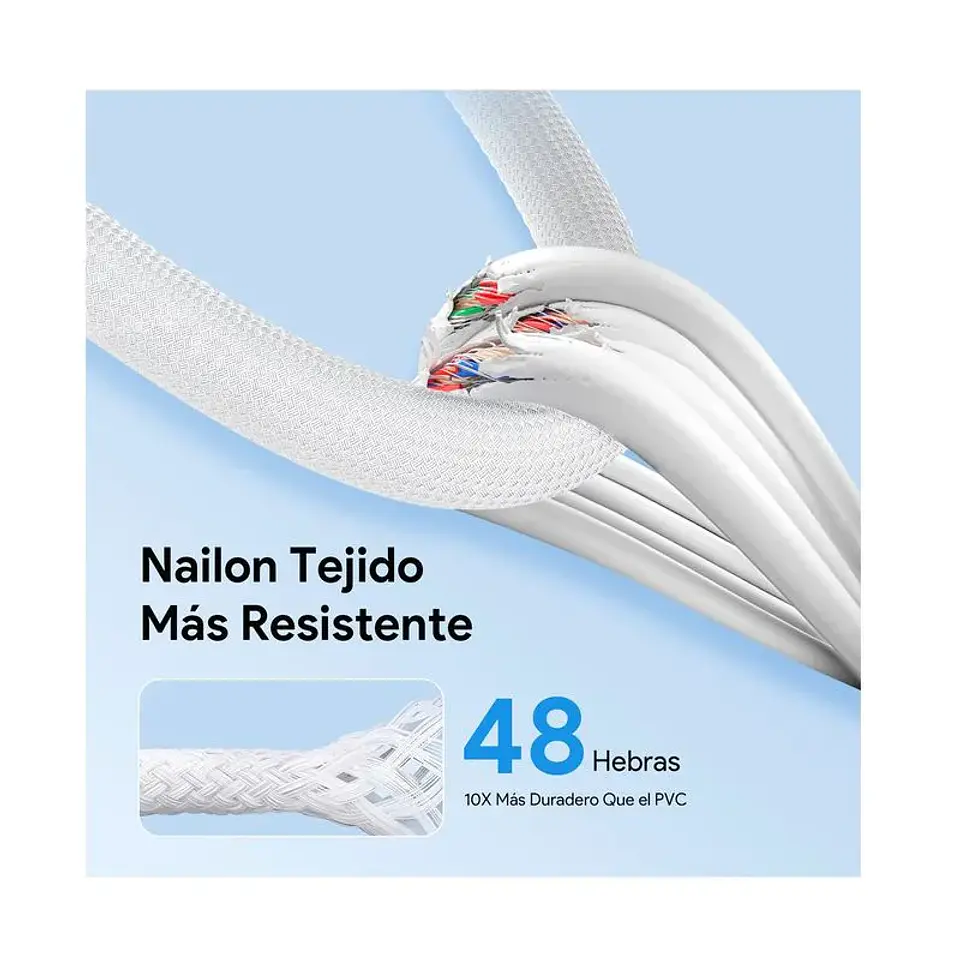 Cable de Carga Rápida Tipo C a Tipo C 1Mtrs 1Hora  4