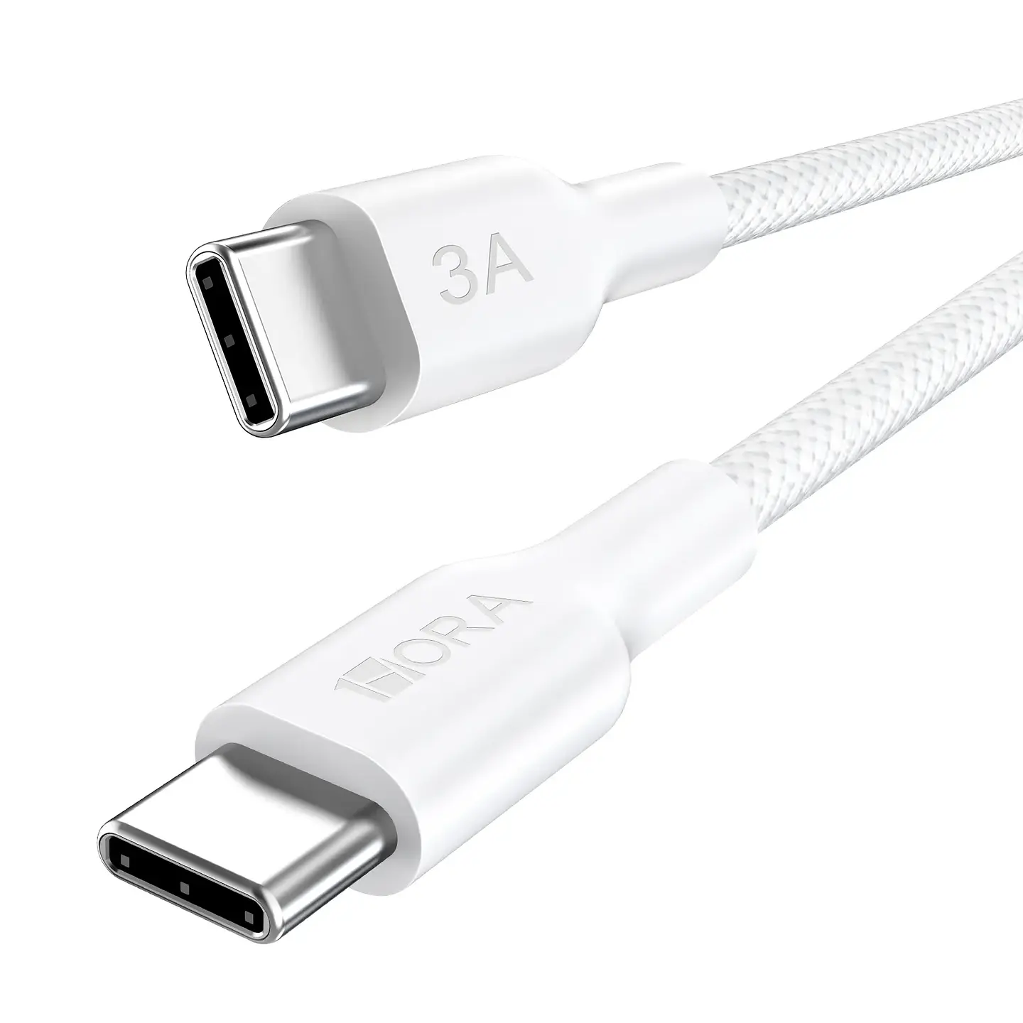 Cable de Carga Rápida Tipo C a Tipo C 1Mtrs 1Hora  3
