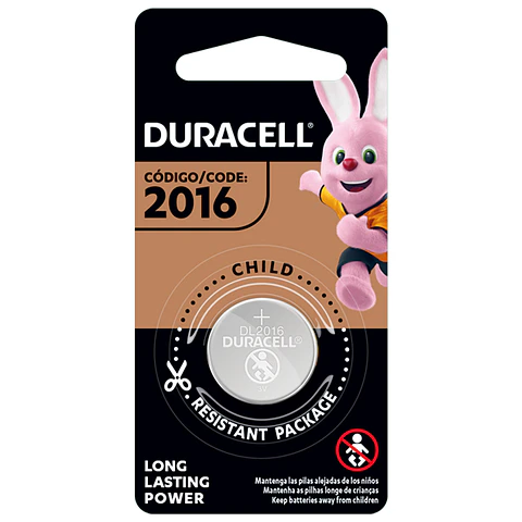 Pila Especial CR2016 Duracell por Unidad 