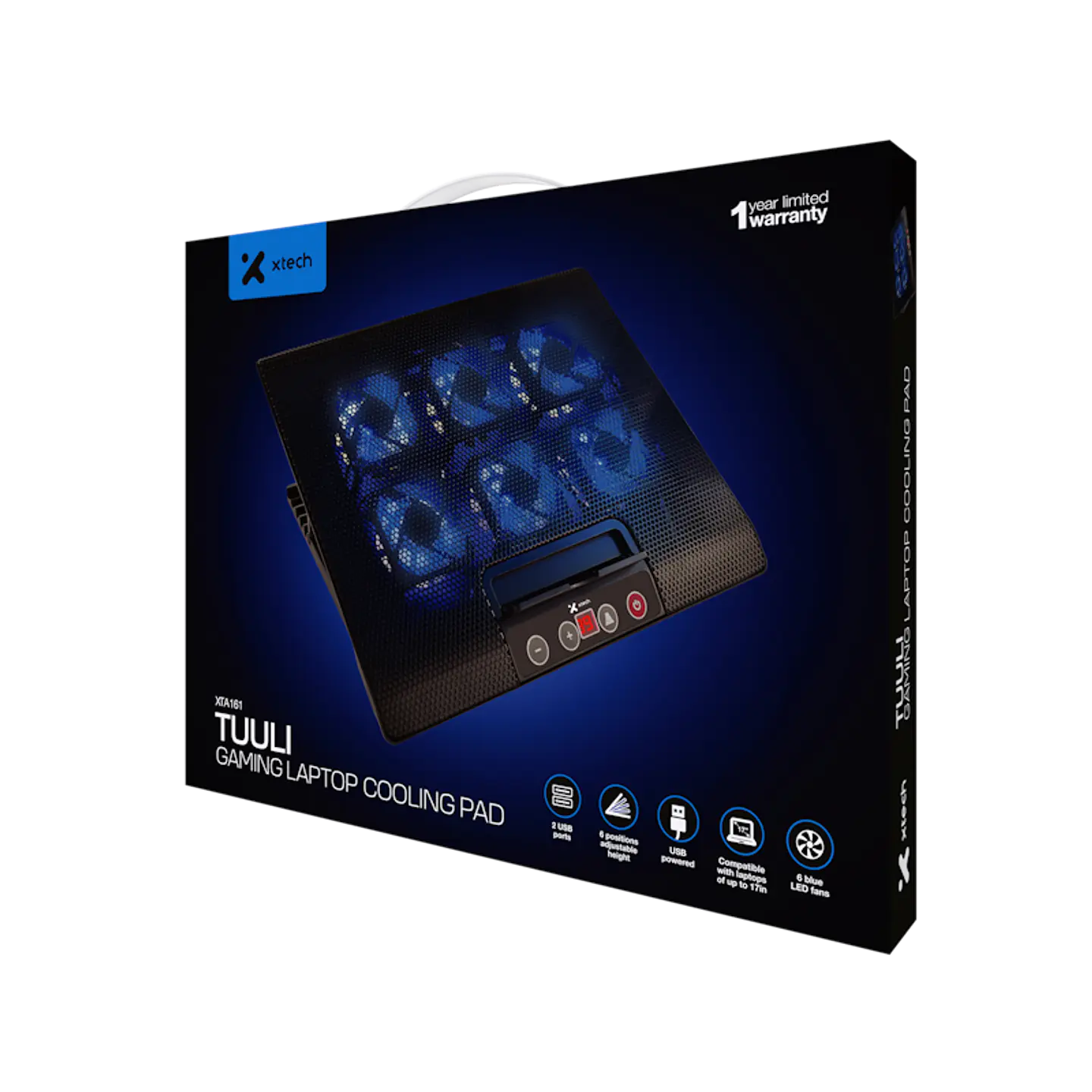 Base de Refrigeración para Notebooks con 6 Ventiladores 7