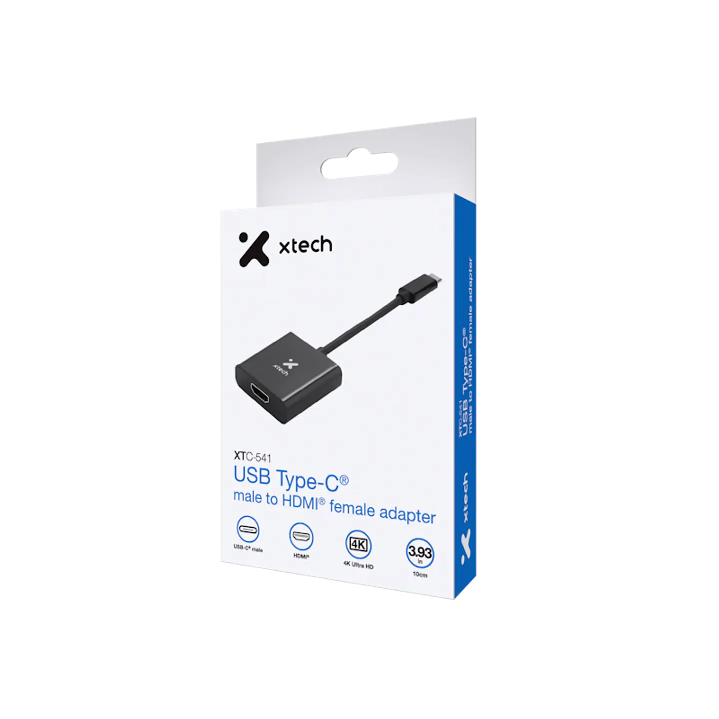 Adaptador Tipo C Macho a HDMI Hembra 4K UHD Xtech 4