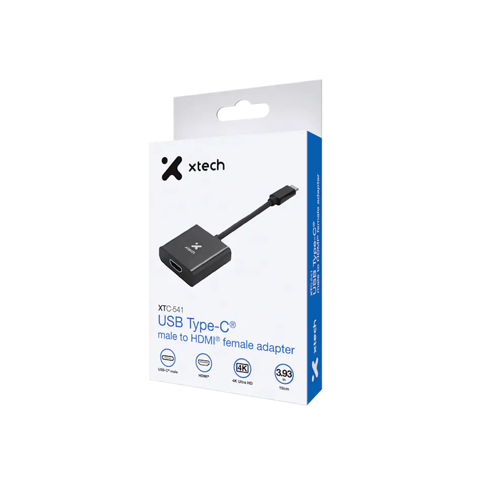 Adaptador Tipo C Macho a HDMI Hembra 4K UHD Xtech 4