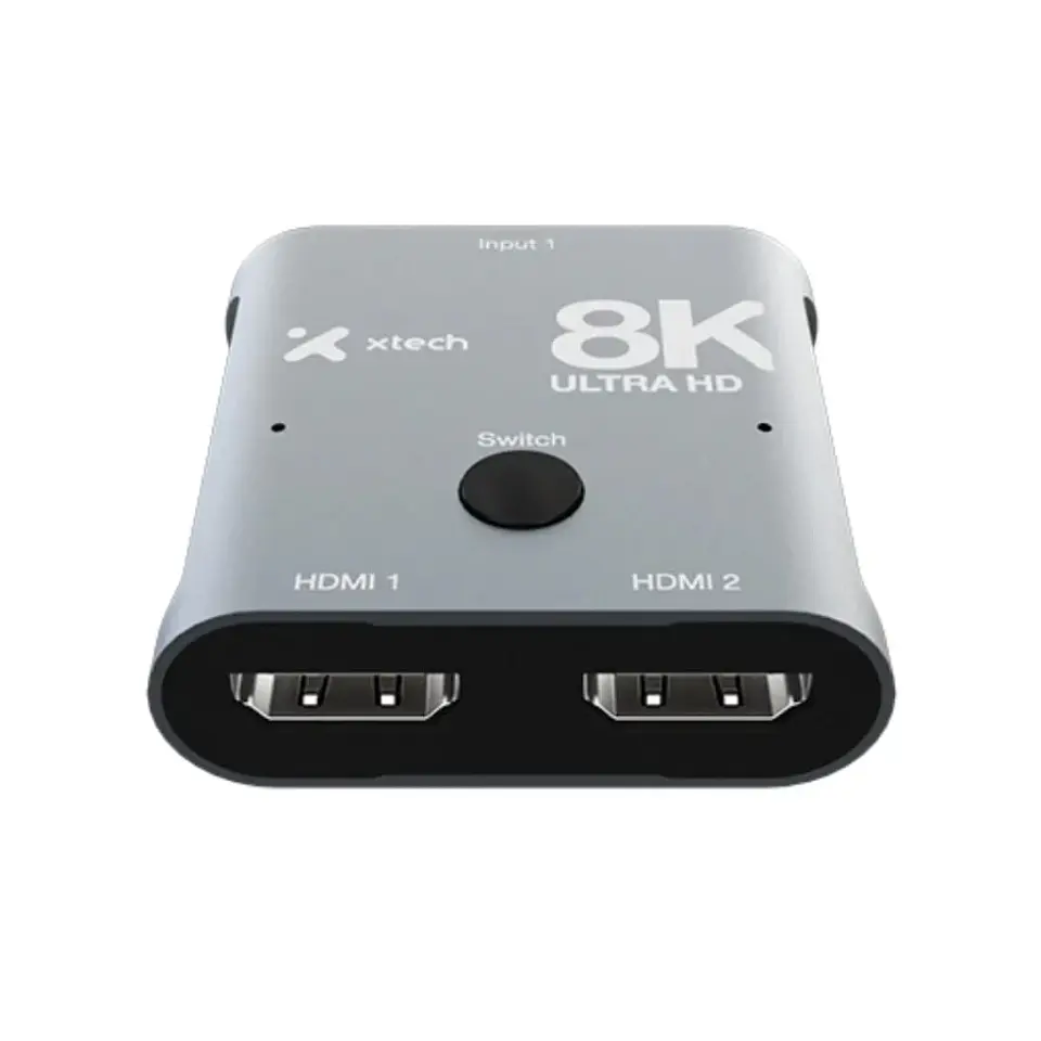 Adaptador HDMI Switch Bidireccional 2x1 8K Xtech 2