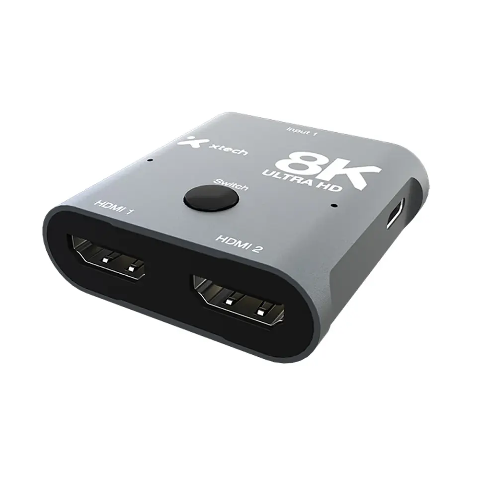 Adaptador HDMI Switch Bidireccional 2x1 8K Xtech 1