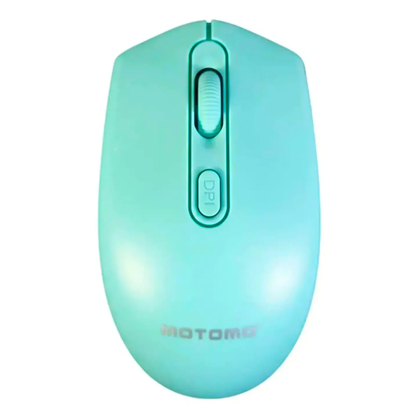Mouse Inalámbrico USB 2.4G Motomo MO-W70 Celeste  1