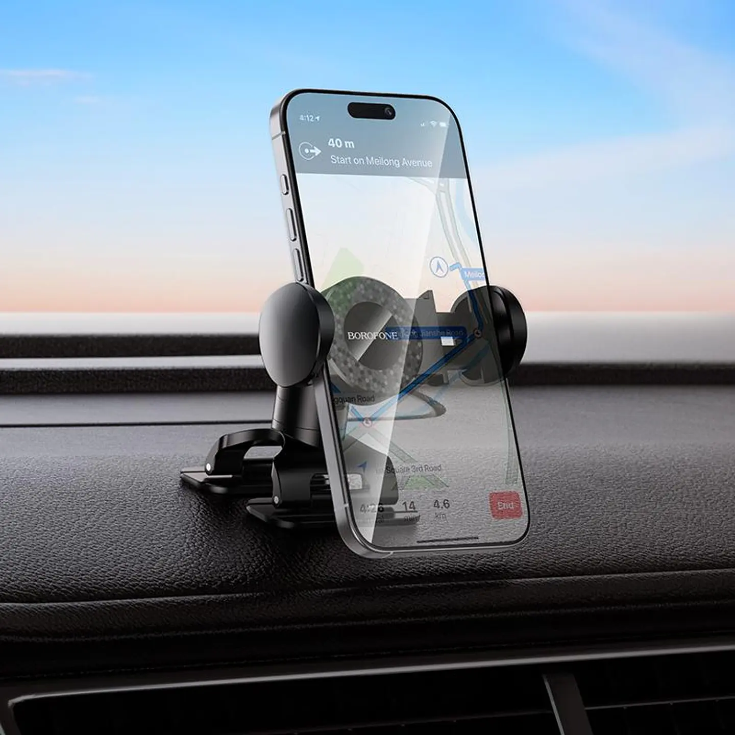 Soporte de Celular para Vehículo Adhesivo al Tablero BH142  2