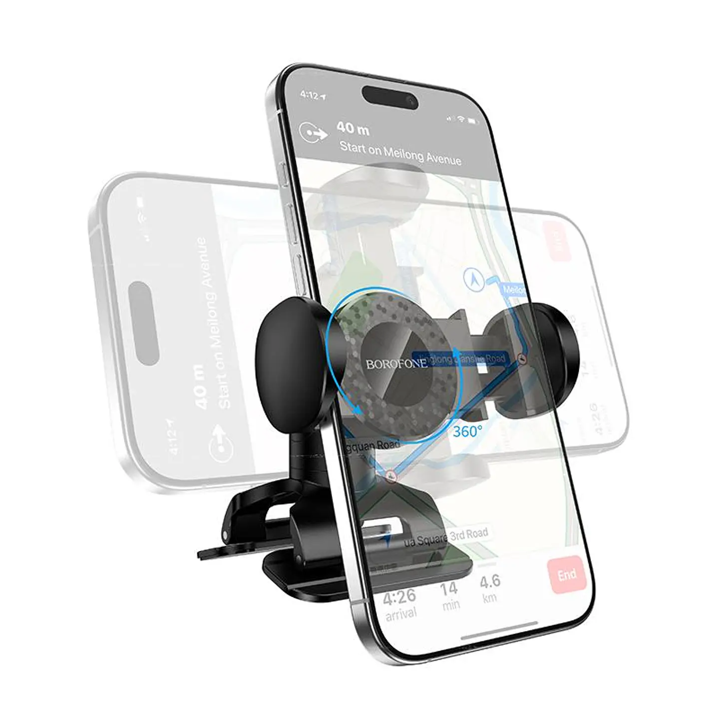Soporte de Celular para Vehículo Adhesivo al Tablero BH142  4