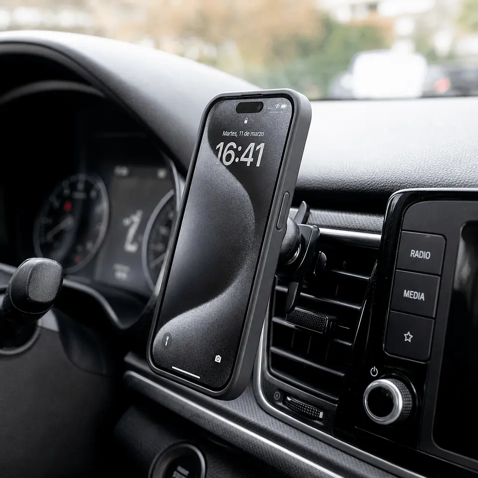 Soporte de Celular Magnético para Auto 2 en 1 MO-Q17  5