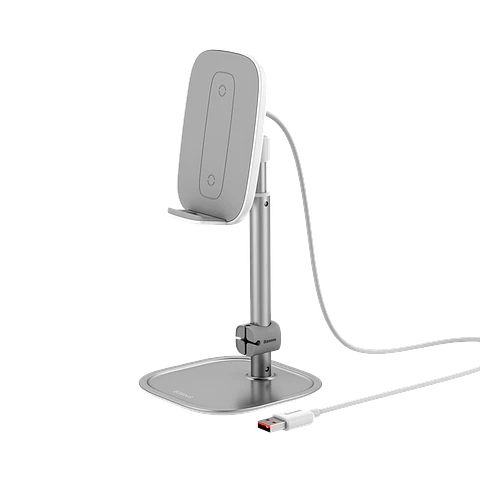 Soporte de Celular de Sobremesa con Carga Inalámbrica 15W Baseus 