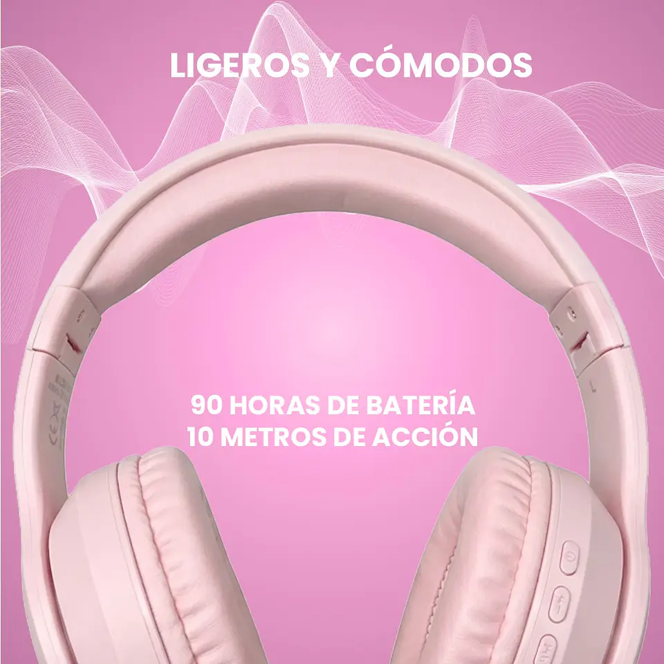 Audífonos Inalámbricos Over-Ear BT6.0 90Hrs MO-SONOR 15