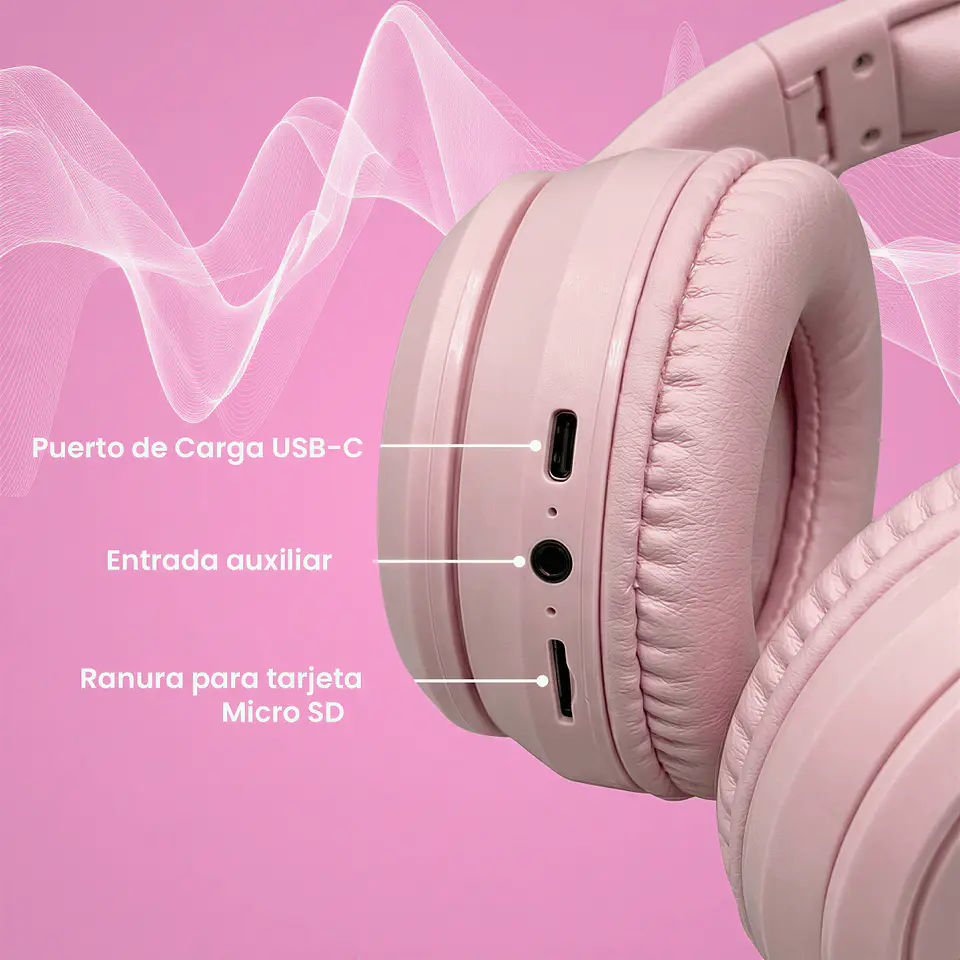 Audífonos Inalámbricos Over-Ear BT6.0 90Hrs MO-SONOR 14