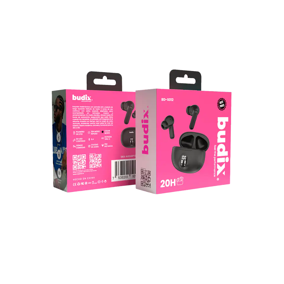 Audífonos Inalámbricos TWS In-Ear Budix BD-S012 6