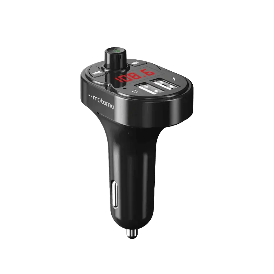 Transmisor FM/Cargador 12V USB 3.1A BT MO-02 1