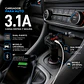 Transmisor FM/Cargador 12V USB 3.1A BT MO-02 - Miniatura 2