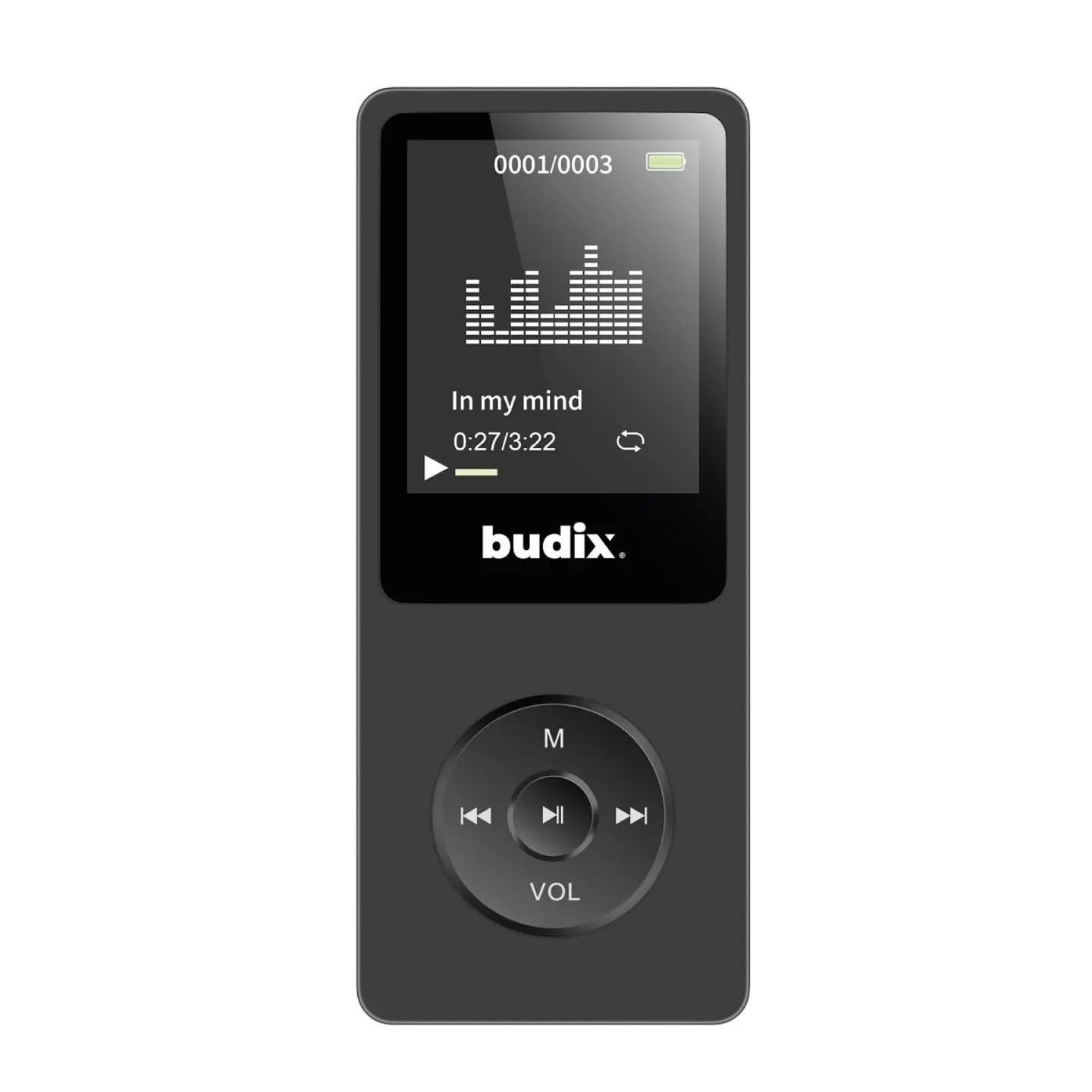 Reproductor MP3 Recargable con Radio FM y Grabadora de Voz 3