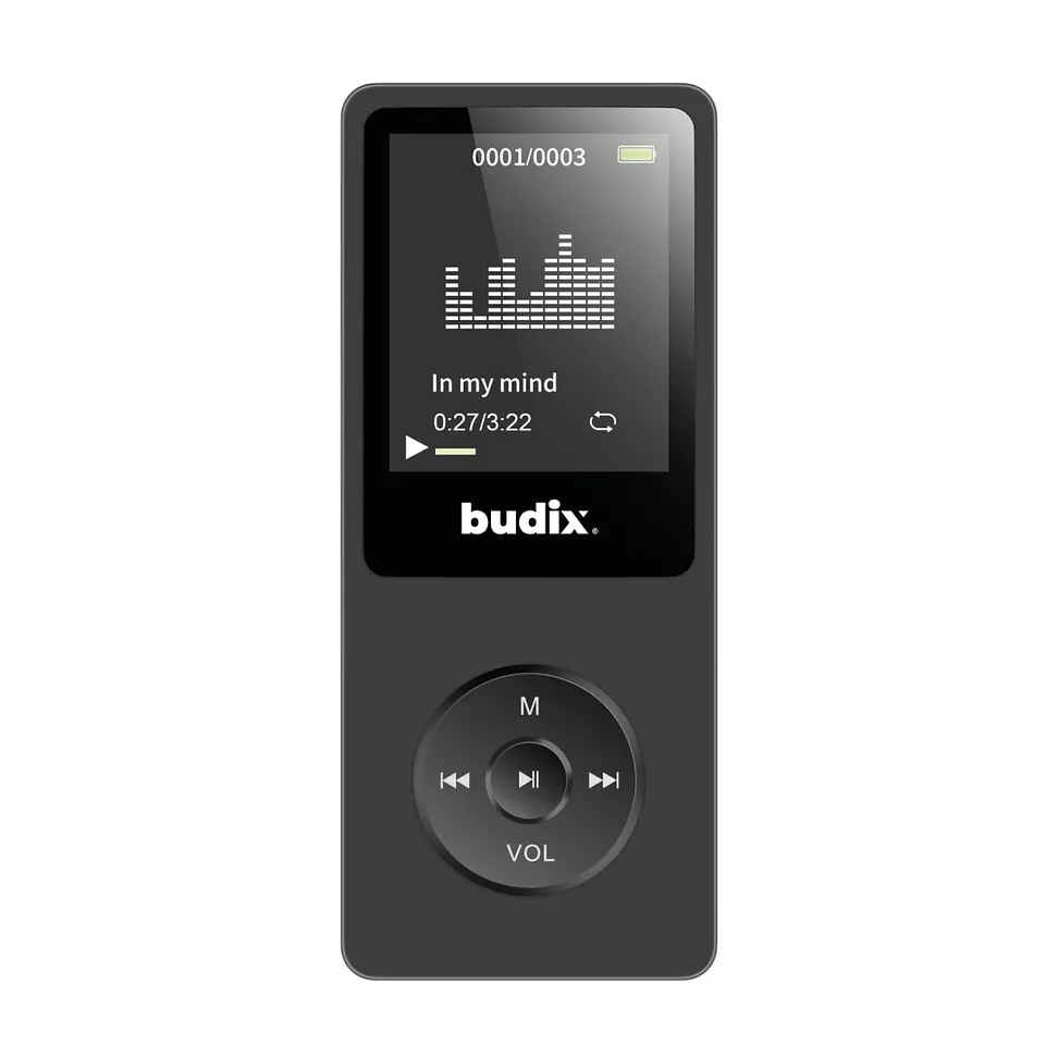 Reproductor MP3 Recargable con Radio FM y Grabadora de Voz 3