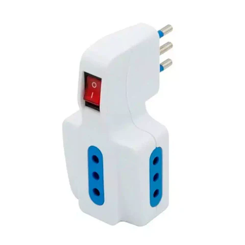 Enchufe Triple con Switch 1500W Certificado SEC 