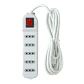 Alargador Tipo Zapatilla 3 Mtrs con Switch SEC 2500W 10A - Miniatura 1