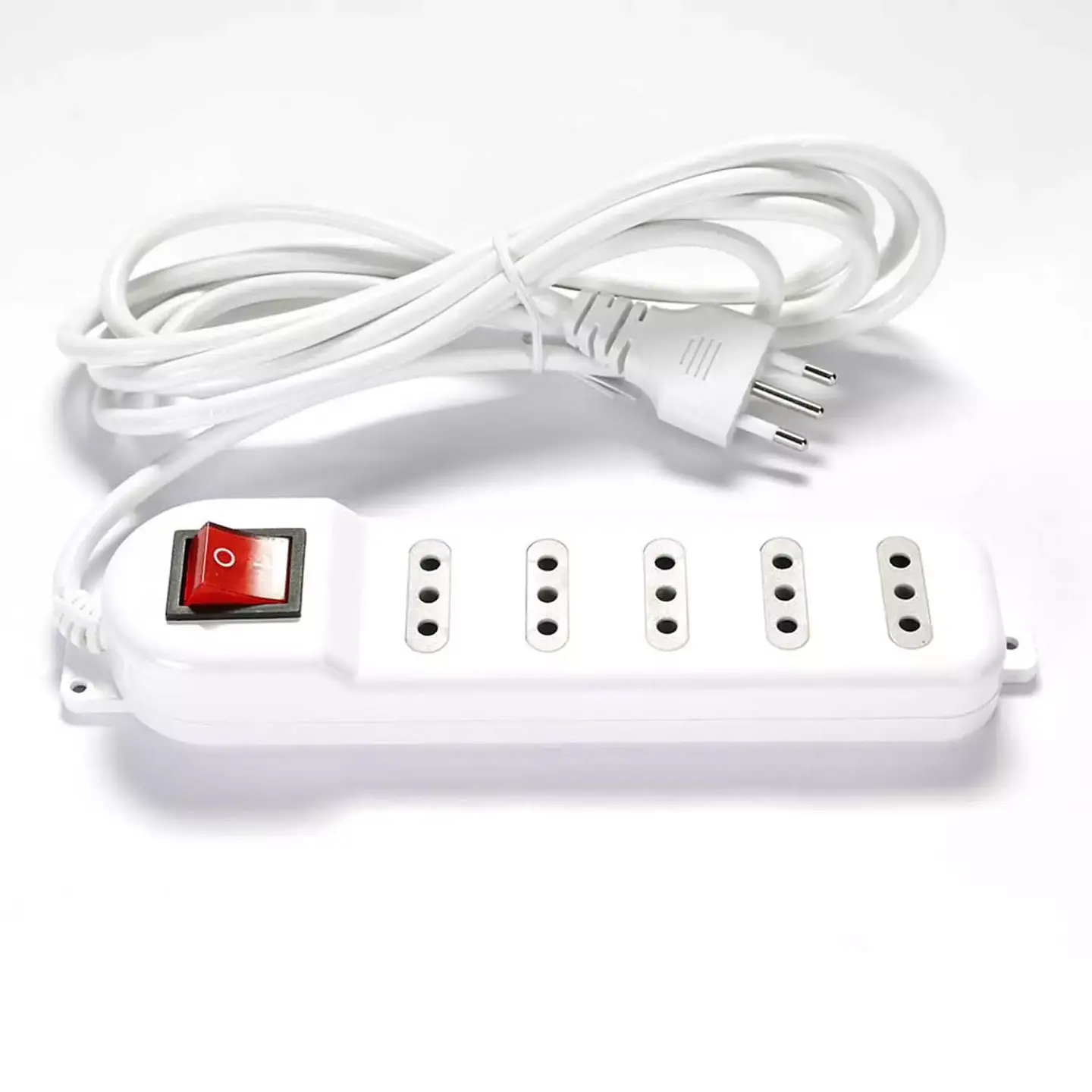 Alargador Tipo Zapatilla 5 Mtrs con Switch SEC 2500W 10A 3