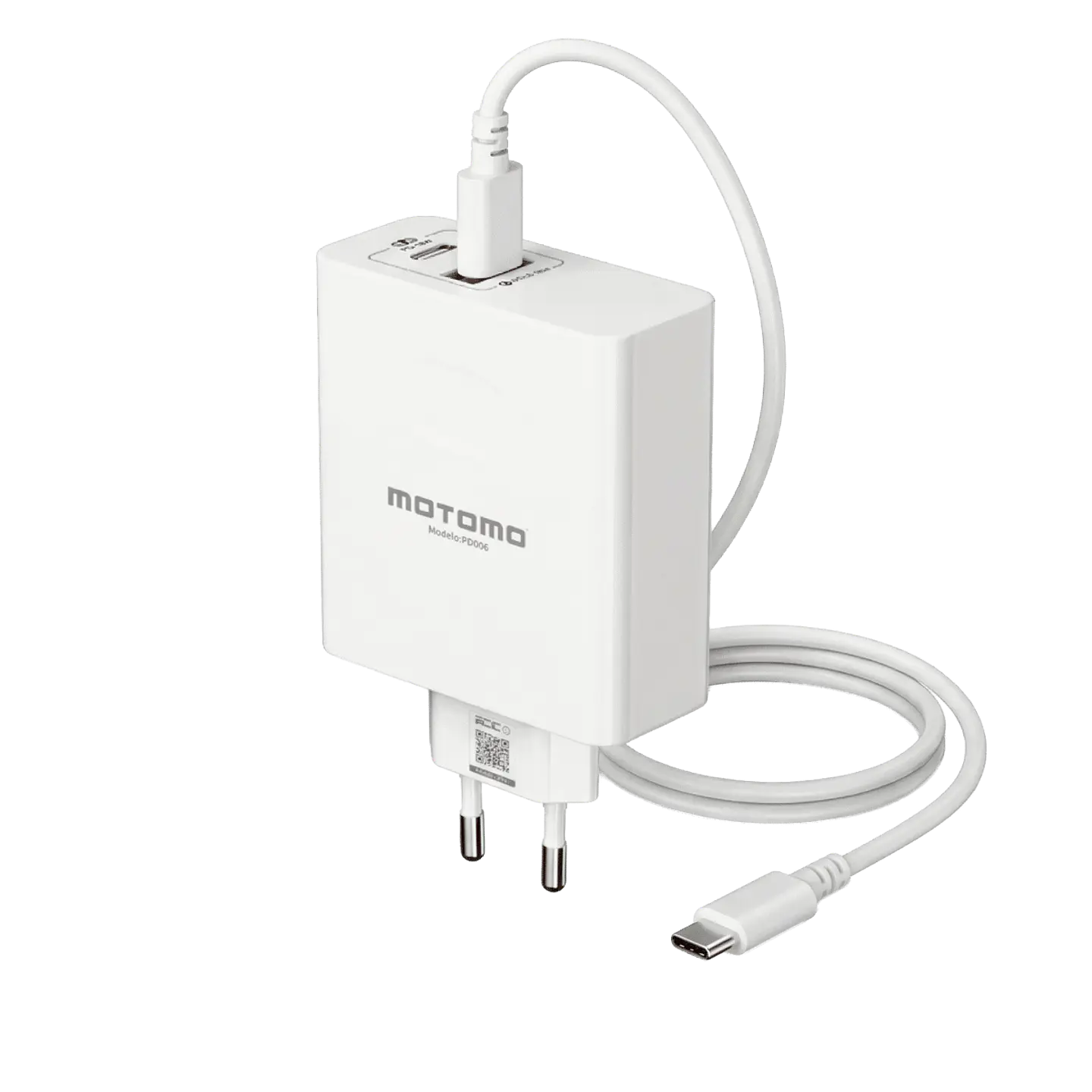Cargador Tipo C Carga Super Rápida PD 65W Certificado  1