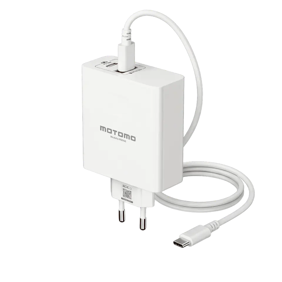 Cargador Tipo C Carga Super Rápida PD 65W Certificado  1